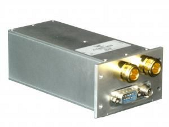 L-Band Variable 0-30 dB Gain Amplifier with 10 MHz pass and DC Block
