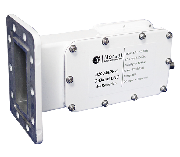 Norsat 3000-BPF Series C-Band 5G LNB and Band Pass Filter
