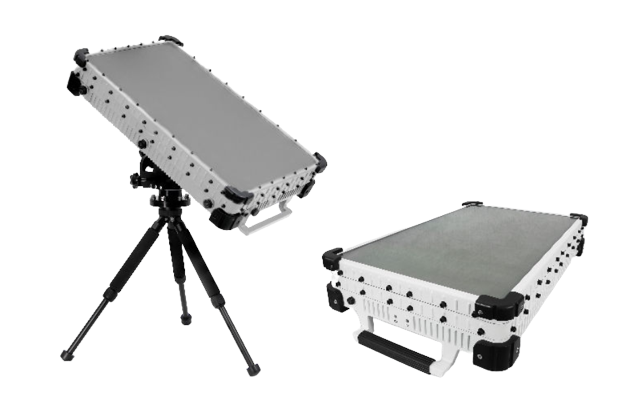 iDirect M300 Ku-Band Flat Panel Manpack with IQ200 modem