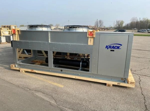 Medium temp system outside on a pallet