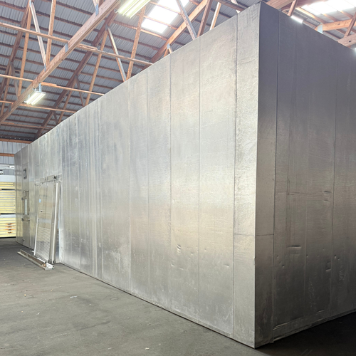 Used Norlake 43'x52'x12'3"H drive-in cooler front wall