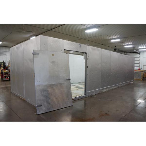 11'7" x 33'7" x 8'8"H WA Brown Walk-in Freezer