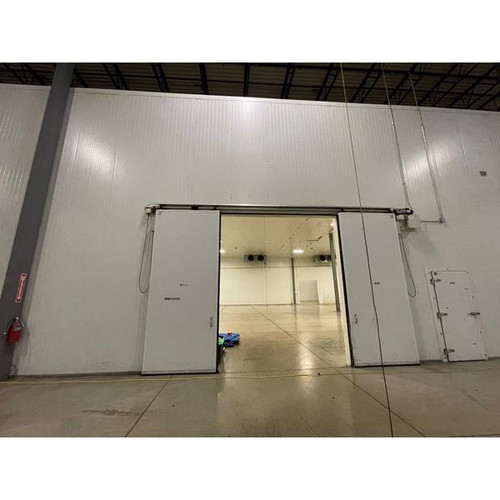 10' x 12'H Electric Sliding Bi-part Cooler Door