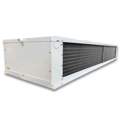 White evaporator front side view.
