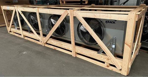 Krack mnfg medium profile evaporator with "variable speed EC" motors