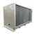 Gray condensing unit back view.