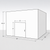 Large white drive-in cooler with sliding door and insulated panel walls
