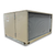 Beige condensing unit backside view