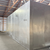 Silver drive-in cooler outside view showing back of unit
