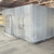 Silver drive-in cooler outside right front side view of unit