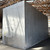 Drive-in freezer with floor outside front right side photo of unit.