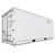 20' Barr Blast Freezer Container Package front view of container