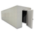 White walk-in cooler unit with open hinged door, featuring insulated panel walls