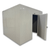 White walk-in cooler unit with open hinged door, featuring insulated panel walls front side view