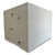 White walk-in cooler unit with open hinged door, featuring insulated panel walls front right view