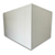 White walk-in cooler unit with closed hinged door, featuring insulated panel walls back left view