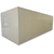 White walk-in cooler unit with closed hinged door, featuring insulated panel walls back right view