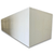 White walk-in cooler unit with closed hinged door, featuring insulated panel wall back left view