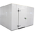 White walk-in cooler unit front right view
