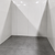 White walk-in cooler unit inside view