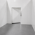 White walk-in cooler unit inside view
