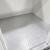 White walk-in cooler with insulated panels and floor inside view