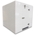 White walk-in cooler with insulated panels and floor front left view