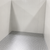 White walk-in cooler with insulated panels and floor inside view