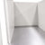 White walk-in cooler with insulated panels and floor