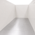 White walk-in cooler with insulated panels and floor inside view