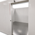 White walk-in cooler inside view