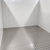 White walk-in cooler inside view