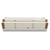 White walk-in commercial freezer ceiling panel