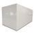 White walk-in freezer unit with floor back wall view