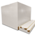 White walk-in commercial freezer back view