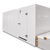 White walk-in commercial freezer with ceiling panels next to it