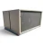 Back-left view of the used Bohn BHT029M2CF 2.5 HP condensing unit #249, showing the rear cabinet panel.
