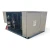 Front-right view of the used Climate Control CCH0025LCACZA0200 2.5 HP condensing unit #3191, showing the cabinet access panel and warning label.