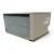 Back-right view of the used Climate Control CCH0025LCACZA0200 2.5 HP condensing unit #3191, showing the rear panel and mounting base.