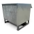 Back-right view of the used Hussmann HICA0304SLKGF condensing unit #570, showing the rear panel and support legs.