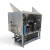 Front-left view of a used Kramer CTT0050M44-D 5 HP condensing unit #159, an outdoor package unit with a Kramer logo panel, twin condenser fans, and open equipment bay.