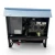 Straight-on view of the used Hussmann HICA0604PLKGG 6 HP condensing unit, showing the diamond-textured cabinet panel.