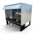 Front-right view of the used Hussmann HICA0604PLKGG 6 HP condensing unit, showing the diamond-textured side panel.