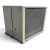 Back-left view of the used Climate Control CDS0750L6D 7.5 HP condensing unit #335, showing the rear cabinet panel.