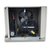 Beige condensing unit front showing the interior.