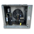 Gray condensing unit front showing the interior.