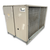 Beige condensing unit back view.