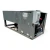 Front-right view of the used Century DS10H2 10 HP condensing unit #387, showing the cabinet side panel and support legs.
