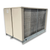 Beige condensing unit back view.