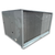 Gray condensing unit backside view.